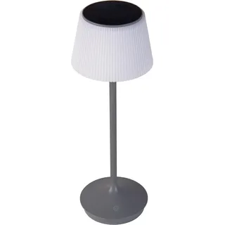 Tischlampe kabellos Outdoor Solar Tischleuchte Dimmbar Solarleuchte Grau 5310716 - Grau