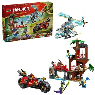 LEGO Ninjago Showdown am Baumhaus mit dem Ninja-Bike 71857