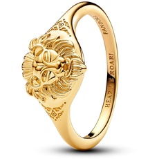 Bild von Game of Thrones Lannister Löwe Ring aus Sterling Silber mit vergoldeter Metalllegierung, Größe: 52,