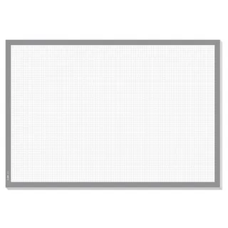 Sigel Schreibtischunterlage Squared weiß/grau Papier 59,5 x 41,0 cm, 30 Blatt