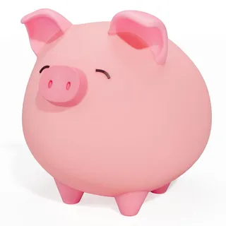 INCETUE Sparschwein für Mädchen für Mädchen, Kleine Niedliche Geld Spardose für Kinder, Bruchsicheres Münze Spardose Sparbüchse für Hochzeit, Halloween, Weihnachten, Geburtstagsgeschenke (Rosa)