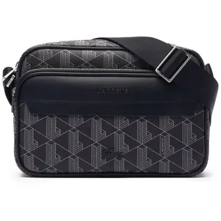 Lacoste Umhängetasche The Blend Reporter Bag Monogram Noir Gris