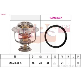 EPS Thermostat für Renault Master Nissan Interstar Opel Movano Trucks Mascott Pro 1.880.650