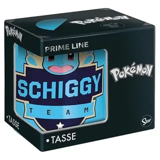 Pokemon Schiggy Face PrimeLine Tasse, 325 ml, Blau