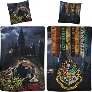 Harry Potter Express 9 3/4 Bettwäsche Linon / Renforcé - Bunt