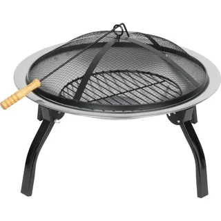 Feuerschale Strend Pro Mara, BBQ, Metall, rund, 57x57x40 cm
