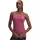 Tank atmungsaktives Tanktop mit Stretch Sportshirt aus weichem Netzstoff Fuchsia Dusk White XL