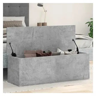 vidaXL Aufbewahrungsbox Truhe 102 x 35 x 35 cm 1-tlg. grau