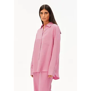 LEINEN-MIX BLUSE |  Leinen-Mix - pink (S)
