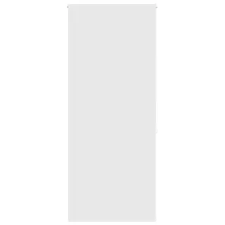 vidaXL Duschrollo 100x240 cm Stoffbreite 96 cm - Weiß
