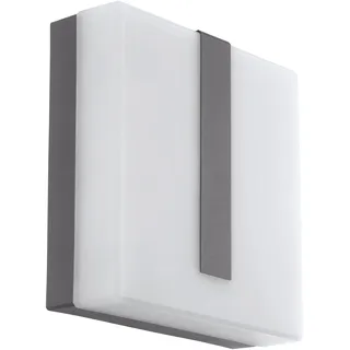 EGLO Außenleuchte Kunststoff/Stahl 215,0 cm spritzwassergeschützt IP44 anthrazit/satiniert