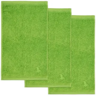 Möve Superwuschel Gästehandtuch 30 x 50 cm peridot 3 St.