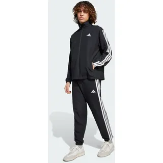 adidas Men's 3 STRIPES WOVEN TRACKSUITS, black, XXL