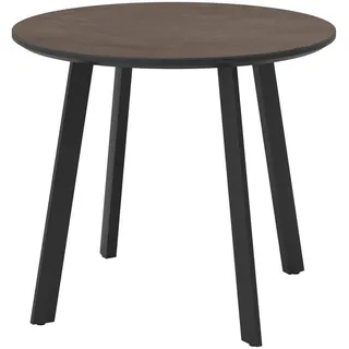 AMBIA GARDEN Gartentisch Ø 90 x 75 cm Anthrazit