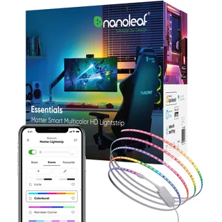 Nanoleaf Essentials Matter Smart Multicolor HD Lightstrip 5m 550 lm 5 W RGBIC 500 cm