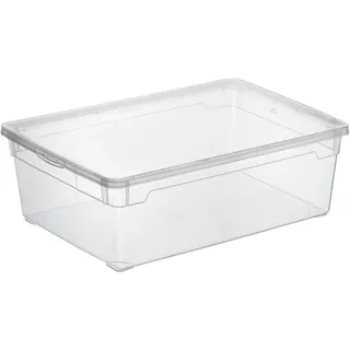Rotho Aufbewahrungsbox 55 x 37,5 x 16 cm 14-tlg. transparent