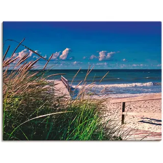 Artland Wandbild »Ostsee Impression Heiligenhafen«, Strand, (1 St.), als Alubild, Outdoorbild, Leinwandbild, Wandaufkleber, versch. Größen Artland blau