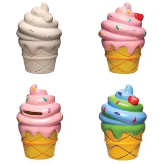 Baker Ross Eiscreme-Spardose Keramik 2 St.