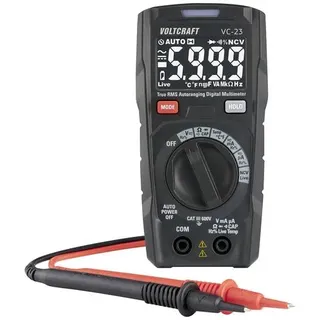 VOLTCRAFT VC-23 Hand-Multimeter digital CAT III 600V Anzeige (Counts): 6000