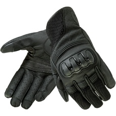 LEATHER-TEXTILE GLOVE OZONE TOWN II LADY CE BLACK DXL