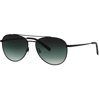 Pilotenbrille MARC O'POLO "Modell 505066", Herren, schwarz, clean, matt, metallic, Sonnenbrillen Pilotenbrille, Logoschriftzug auf dem Glas