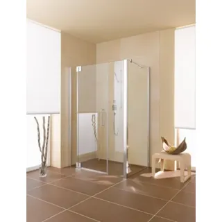 Kermi Pendeltür PASA XP 1GL 15020, PX1GL150201PK, Farbe: Silber Mattglanz Echtglas klar Clean