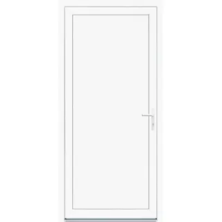 Panto Nebeneingangstür K500 Weiß 98 cm x 198 cm DIN R