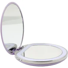 AILORIA Taschenspiegel »Taschenspiegel mit dimmbarer LED-Beleuchtung (USB) MAQUILLAGE«, lila