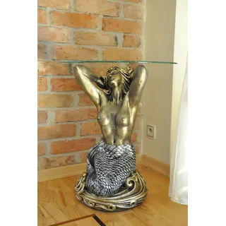 Design Medusa Couchtisch Glastisch Tisch Beistell Tische Couch Klassisch 56cm