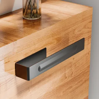 Aikzik Handtuchhalter Ohne Bohren, Handtuchhalter Schwarz, 304 Edelstahl Handtuchstange für Bad & Küche, Schwarz Matt