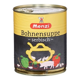 Menzi Bohnensuppe, serbisch Eintopf 800,0 ml