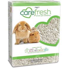 Carefresh 99% staubfreies, weißes Naturpapier für kleine Haustiere mit Geruchskontrolle, 50 l