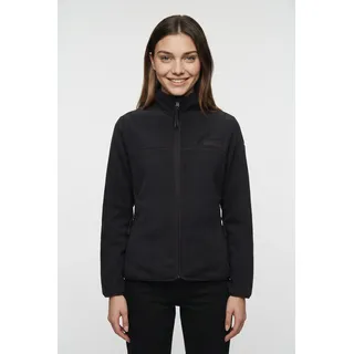 Fleecejacke NAPAPIJRI "YUPIK", Damen, Gr. XS, schwarz, Web, Aussenseite: 100% Polyamid. Obermaterial: 100% Polyester. Futter: 100% Baumwolle, unifarben, Bündchen, Jacken Fleecejacke, mit durchgehendem Reißverschluss