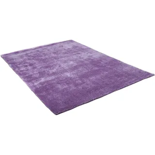 Gino Falcone Hochflor-Teppich »Alessandro« rechteckig 25 mm Höhe besonders weich durch Microfaser, ideal im Wohnzimmer & Schlafzimmer, lila