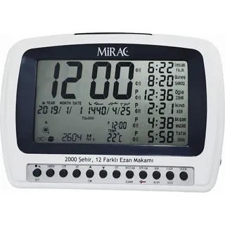 MIRAC RAMAZAN Aktion Masa Ezan Saati – Tisch Azan Uhr