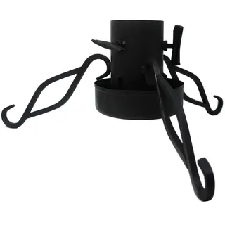 Christbaumständer mit 3 Zentrierschrauben schwarz Metall 70x22cm