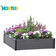 Bild von Raised garden bed WPC 24 x 110 x 110 cm