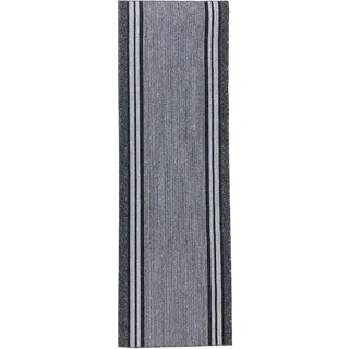 Tadi & Imperio1979 Langer Teppich für Flur, Küche, Eingangsbereich, rutschfest, grau, waschbar in Waschmaschine und Handwäsche.