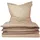 Doubleface unifarben Beige 155 x 220 cm + 80 x 80 cm