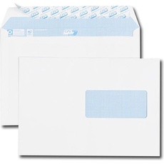 GPV, Briefumschlag, Briefumschl„ge, C5, 162 x 229 mm, weiá, mit Fenster (162 x 229 mm, 500 x)