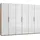 Drehtürenschrank Level by fresh to go 300 x 216 x 58 cm Braun/Weiß