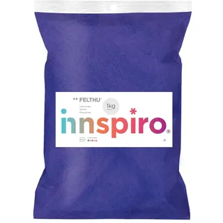 INNSPIRO Z1412 Wollfilz, Kräftiges Lila, 1000gr, 1000 Gramm