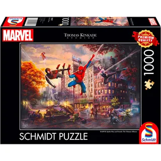 Schmidt Spiele Puzzle »Spider-Man and Friends, The Ultimate Alliance von Thomas Kinkade« Made in Germany, bunt