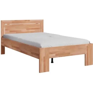 Linea Natura Bett , Kernbuche , Holz , Kernbuche , massiv , 120x200 cm , in verschiedenen Holzarten erhältlich, in verschiedenen Größen erhältlich , Holzmöbel, Holzbetten, Sonstige Holzbetten