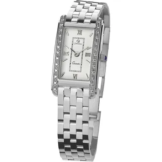 Orphelia Damen Armbanduhr Analog Quarz Weißgold MON-7085