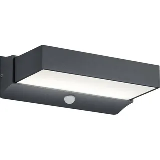 Trio Außenwandleuchte Aluminium 23,2x7,0x13,5 cm inkl. Bewegungsmelder anthrazit