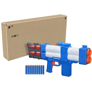 Nerf Roblox Arsenal: Pulse Laser Dart-Blaster, 10 Nerf Darts, Clip-Magazin, Code zum Freischalten eines virtuellen Items