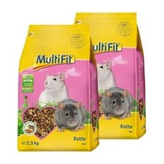 MultiFit Nagerfutter für Ratten 2x2,5 kg