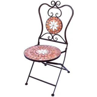 DanDiBo Ambiente DanDiBo Gartenstuhl Metall Merano 38 x 45 x 95 cm schwarz