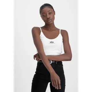 Alpha Industries Muscleshirt »Basic Crop-Top SL Women«, weiß,